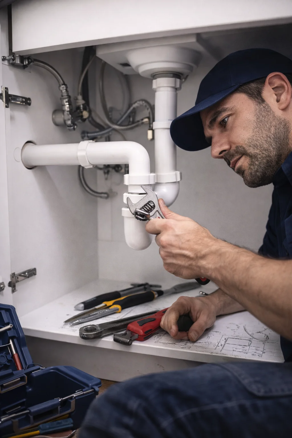Trabajos de lampistería: instalación de tuberías, calderas y sanitarios