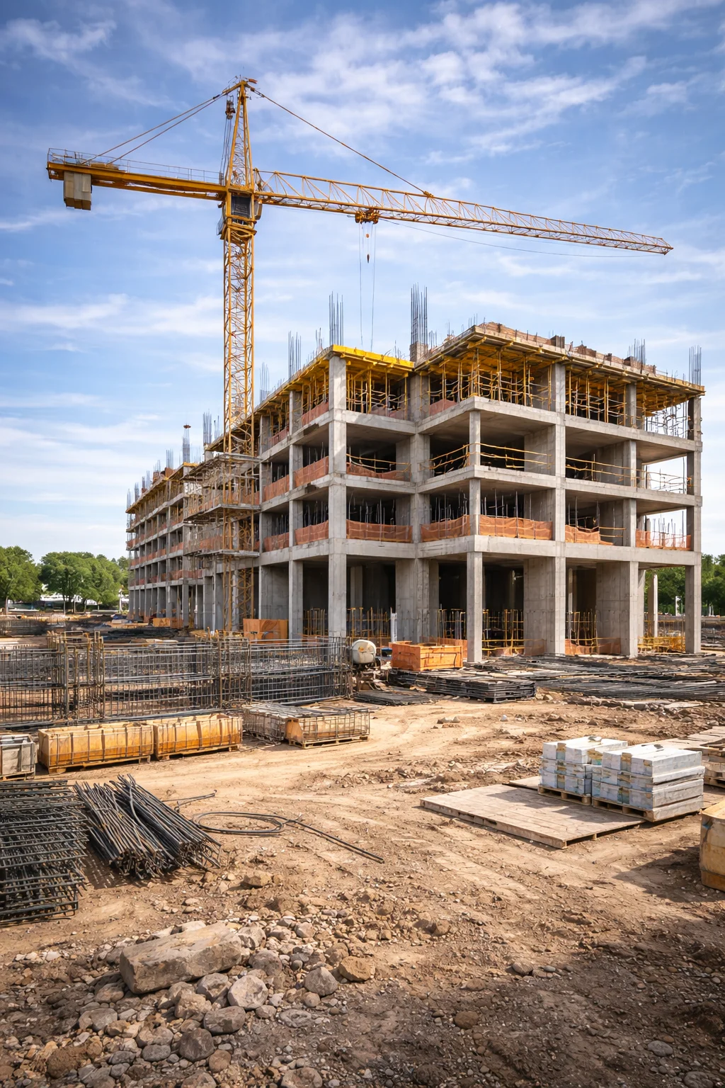 Obra nueva en construcción, de la estructura a la vivienda entregada